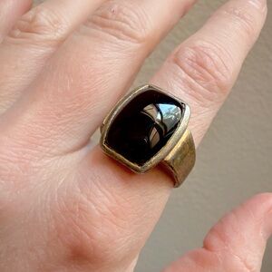 Onyx sterling silver 925 ring